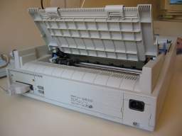 EPSON LQ-570+, вид сзади