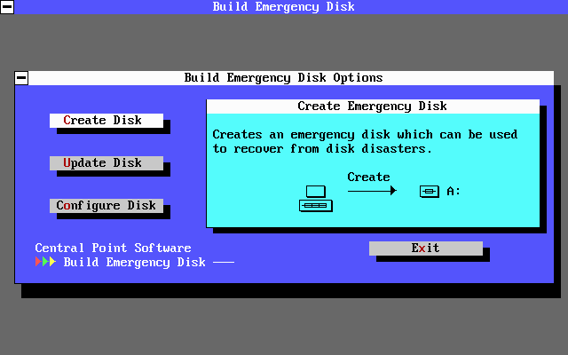 build emergency disk
