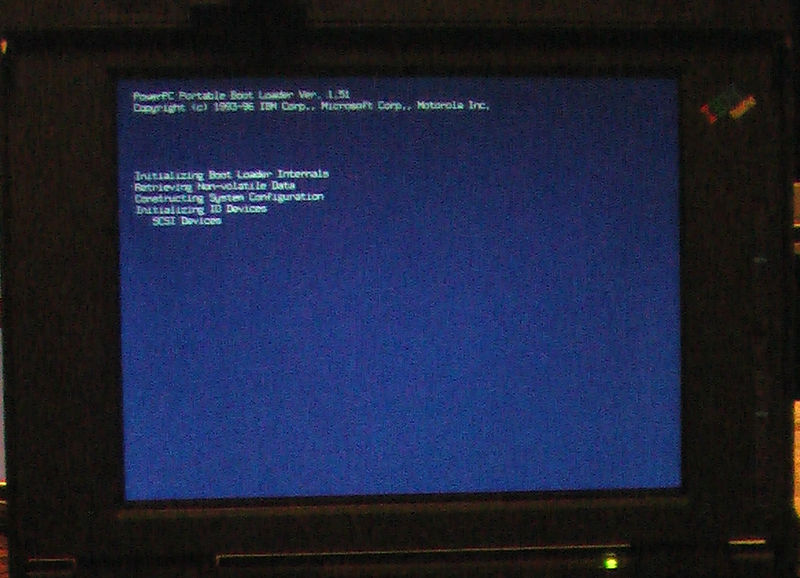 IBM ThinkPad 850. ARC – загрузчик ''загрузчика'' ОС