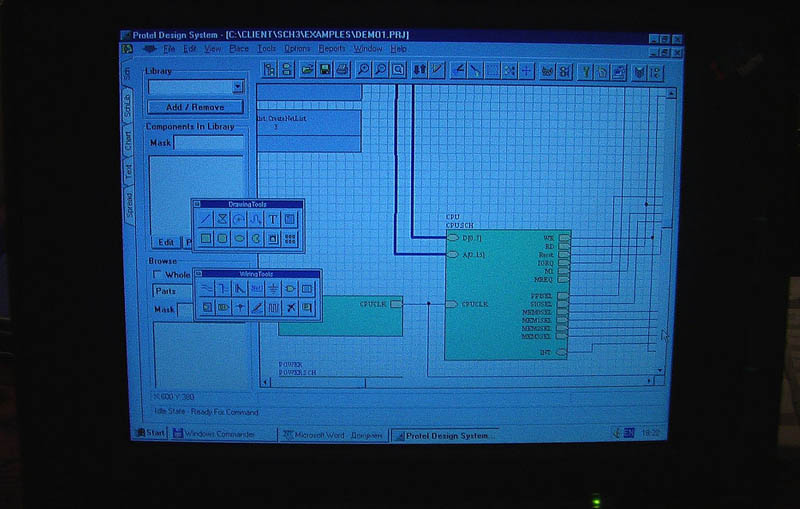 IBM ThinkPad 850. Protel Design System