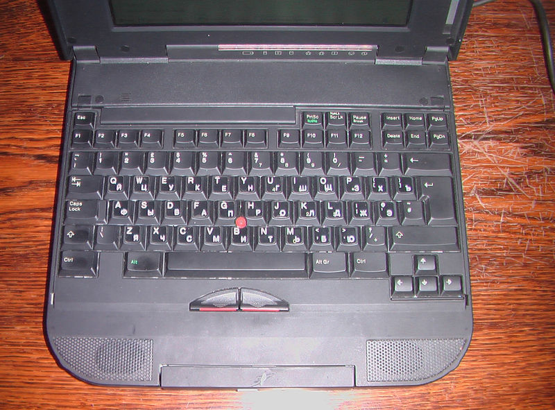 IBM ThinkPad 850. Русифицированная клавиатура