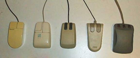 Microsoft Mouse, Z-NIX Inc. Mouse, Microsoft Mouse, IBM Mouse, Манипулятор графической информации