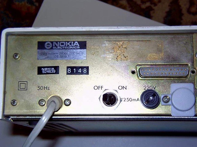 Nokia Data Modem 2400/1200. Фото Galex