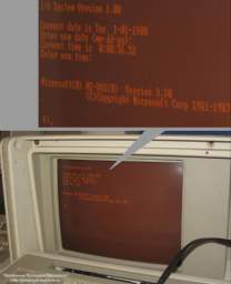 IBM PC Portable: bootscreen. Кликните для просмотра увеличенной фотографии